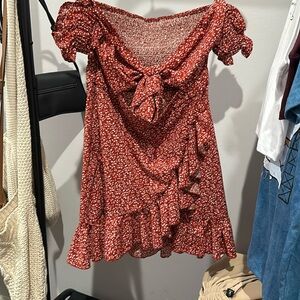 Off the shoulder dress